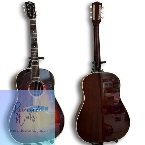 Left handed acoustic guitar - vg,