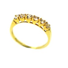 White Sapphire Ring 925 Silver