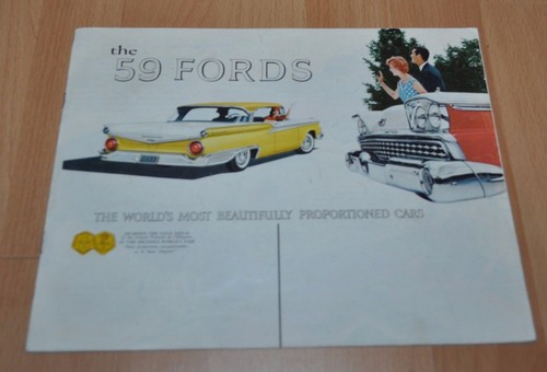 1959 ford cars brochure - 1959,
