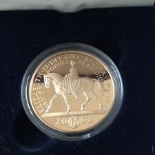 2002 Golden Jubilee 22 Carat Gold Five Pound Coin 