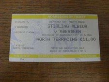 10/09/1997 Ticket: Stirling