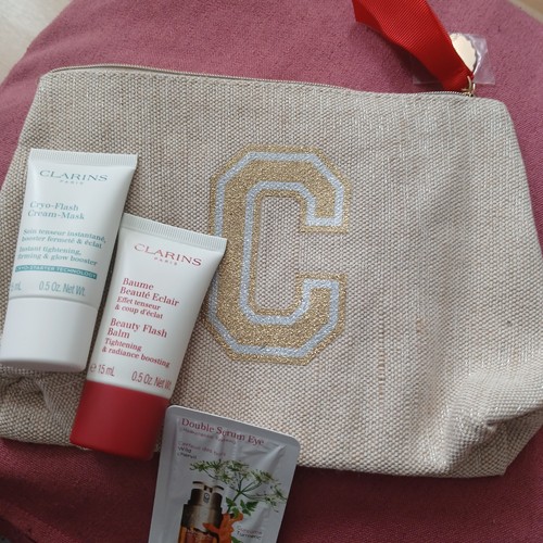 Clarins gift set with - clarins,