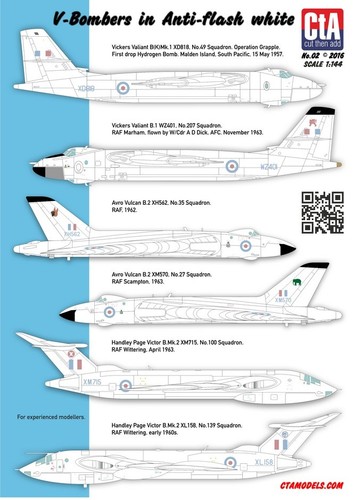 144 decal bombers in - 1:144,