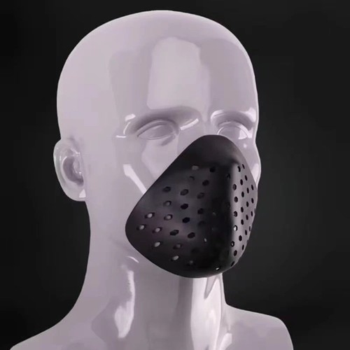 Half face silicone - 3d,