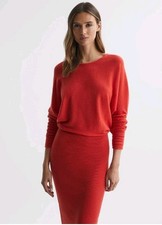 Reiss Leila Wool Blend Ruched