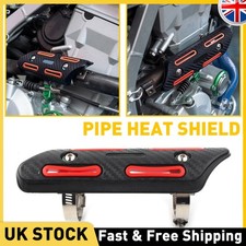 Motorcycle Exhaust Middle Pipe Heat Shield Link Cover Muffler Protector Guard 1x