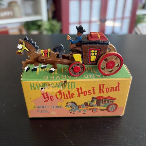 Vintage wooden wood horse