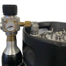 Mini Regulator fits Sodastream Cylinder CO2 Steel Ball Lock Corny Cornelius Keg