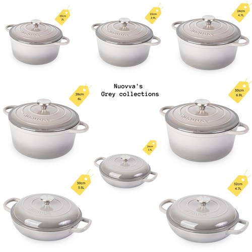 Non stick enamelled casserole - enamelled,
