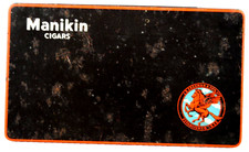 Vintage UK MANIKIN CIGARS By J.R.FREEMAN & SON Metal TIN Storage Container BOX