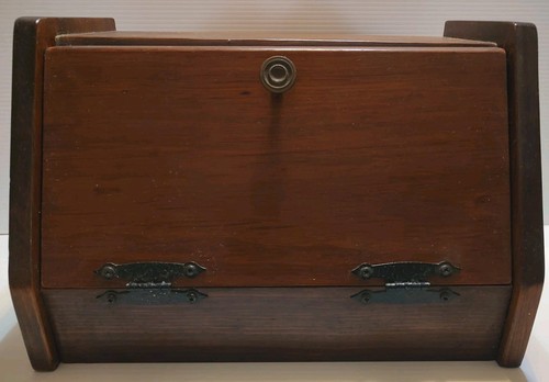 Large bread box drop front - box,