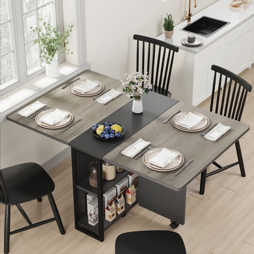 Folding dining table drop - table, leaf