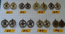 Selection Vienna Regulator clock movement weight pulleys , Chose the # you want