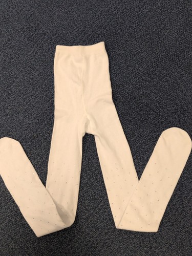 Girls white sparkly - white, tights