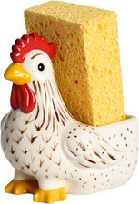 Ceramic Retro White Rooster