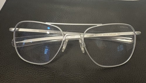 Randolph aviator matte chrome - aviator,