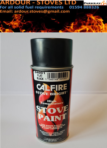 Calfire stove spray paint - stove,
