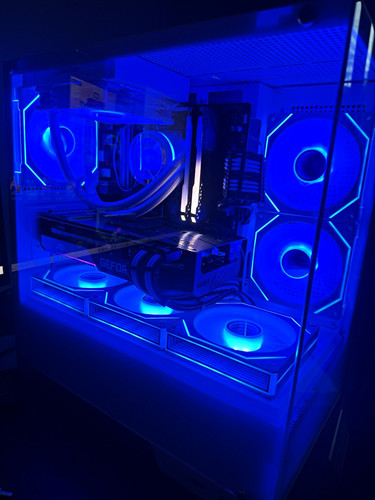 White rgb gaming - gaming, tower