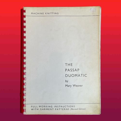 The passap duomatic knitting - passap,