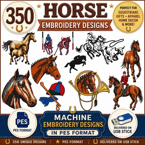Horses 350 pes - 350, usb