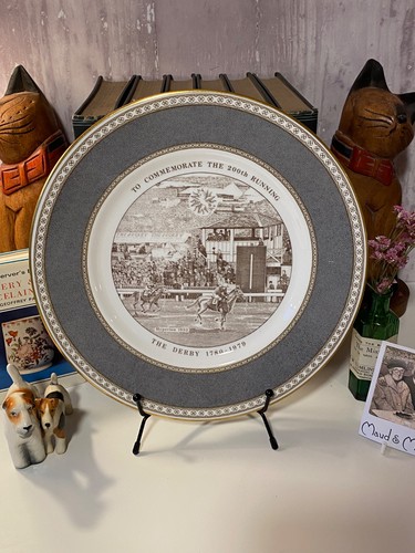 Caverswall plate commemorate - caverswall,