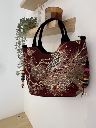 Handmade embroidered handheld - handmade,