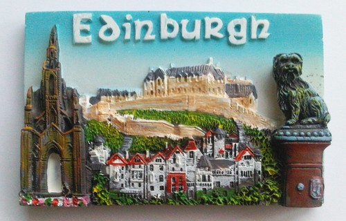 Edinburgh fridge magnet - edinburgh,