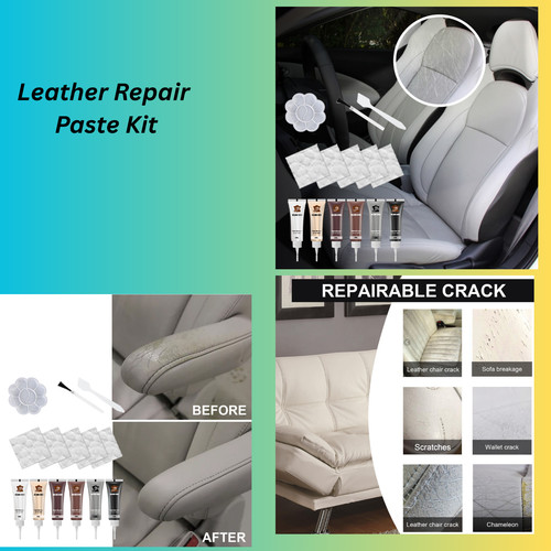 Leather repair paste kit - leather, –