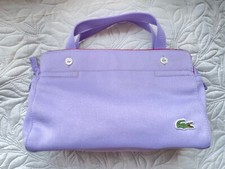 Lacoste Pink Canvas Small Tote