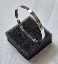 Hallmarked 925 Sterling Silver Child Bangle – Smooth 5–6cm Toddler to Child Size