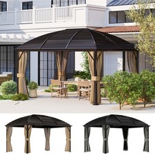 3 x 4m Steel Hardtop Gazebo