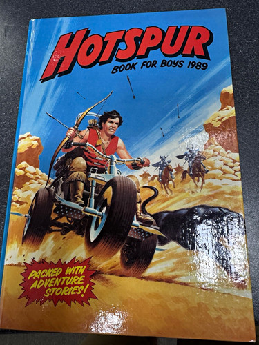 Hotspur book for boys - for, 1989