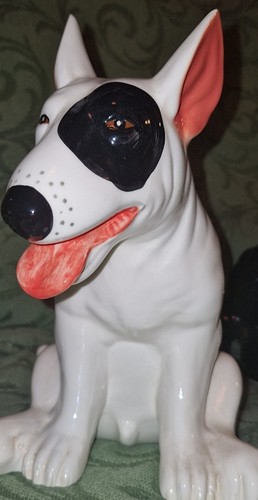 Vintage bull terrier ceramic - vintage,
