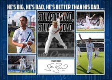 STUART BROAD Signed Pre-Print