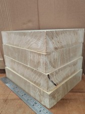4 pcs Triangle Offcut Oak Hardwood 290x175x238x45 mm 2,70 Kg
