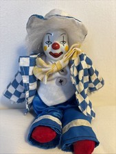 Clown Doll. Porcelain Face And