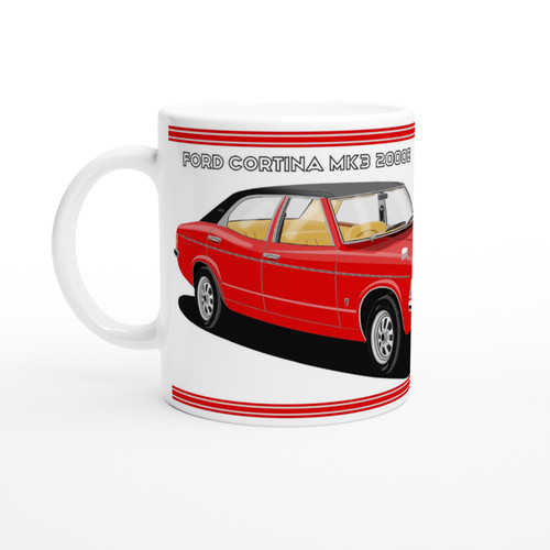 Ford cortina mk3 11oz art - cortina,