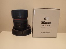 Canon EF 50mm F1.2 L USM Autofocus Lens BOXED!!!