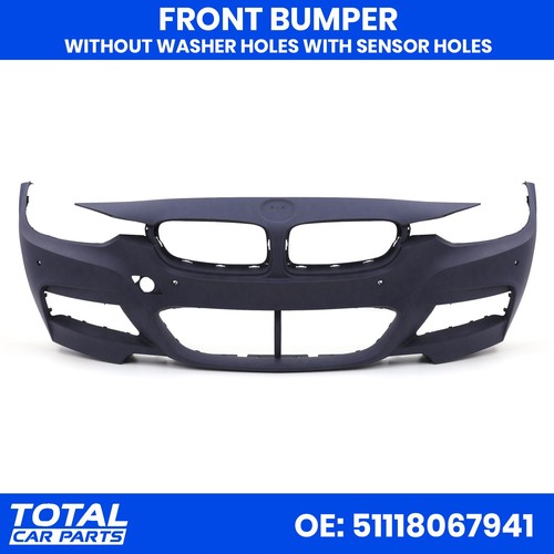 Primed front bumper - primed,