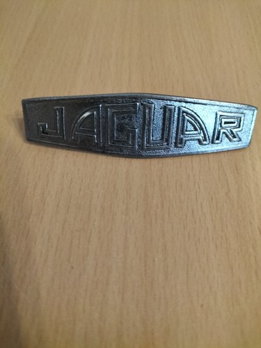 Jaguar vintage metal car badge - vintage,