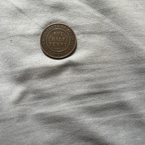 1920 half penny australian - 1920,