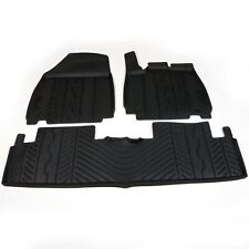 Genuine Renault Floor Mats Front Rear 3 Pieces Rubber Black Megane 7717081252