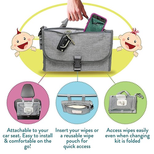 Portable diaper changing pad - portable,