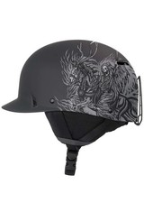 Snowboard Helmet Medium Peak Black Sandbox Classic 2.0 Schof RRP £140