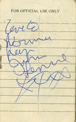 The beatles signed - beatles, 1962