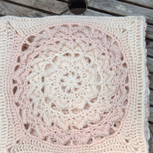 Handmade crochet square - handmade,