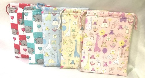 Handmade drawstring toiletry - handmade,