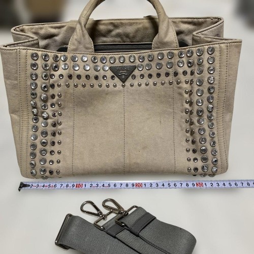 Prada canapa bijou studded - bijou, 2