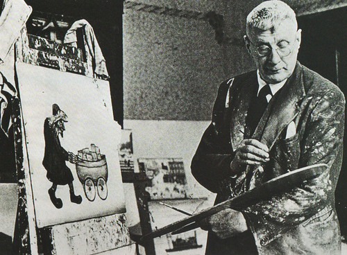 Artist lowry at home - artist,