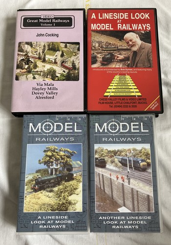Model railways video tapes - model,